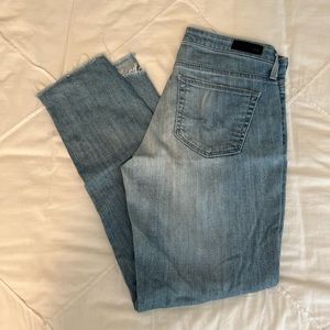 AG Mid-Rise Stevie Capri Jeans, Size 27